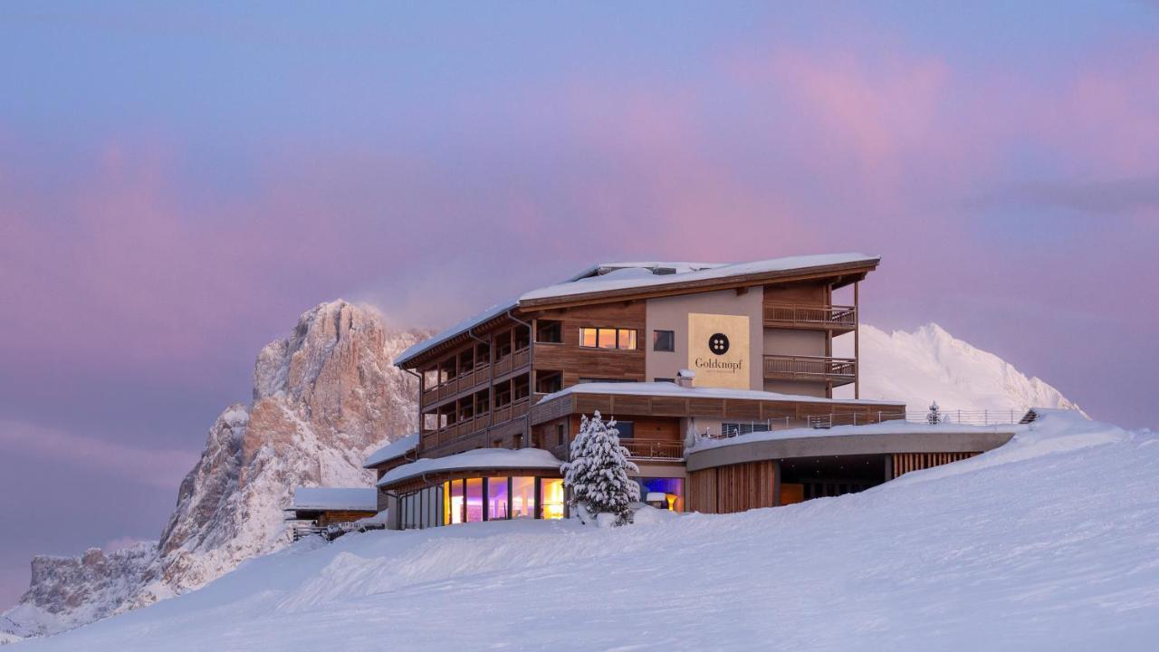 Hotel Goldknopf Alpe Di Siusi Ngoại thất bức ảnh