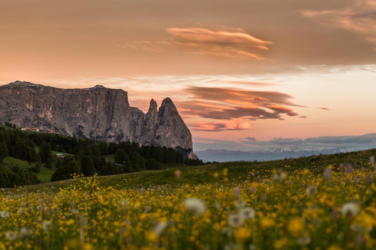 Hotel Goldknopf Alpe Di Siusi Ngoại thất bức ảnh