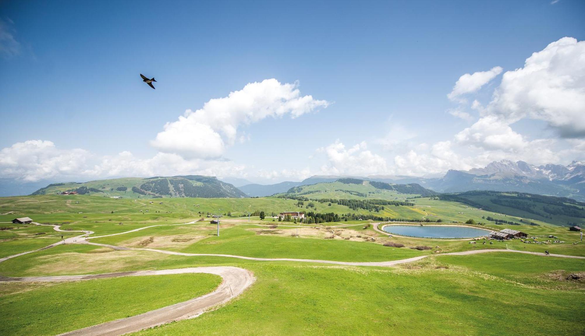 Hotel Goldknopf Alpe Di Siusi Ngoại thất bức ảnh